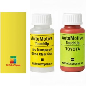 Kit corector vopsea cu pensula Toyota Mark X TOY5B7 (Brilliant Yellow), TOY5B7, 5B7