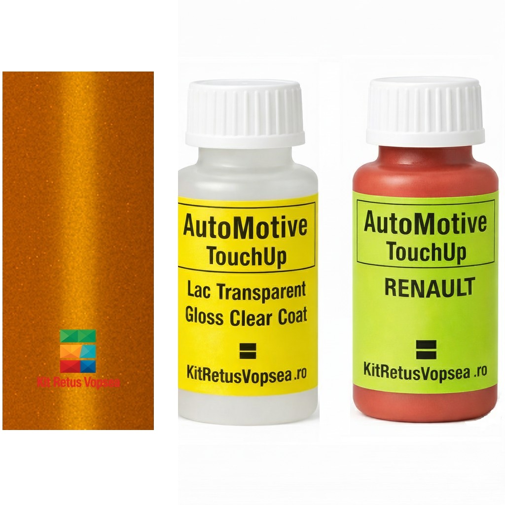 Kit corector vopsea cu pensula Renault Megane Sport REQC (Tonic Orange) ,REQC, EQC