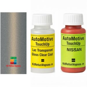 Kit corector vopsea cu pensula Nissan Micra NISKNV (Warm Silver), NISKNV, KNV