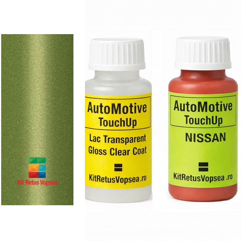Kit corector vopsea cu pensula Nissan Moco NISZM1 (Moss Green), NISZM1, ZM1