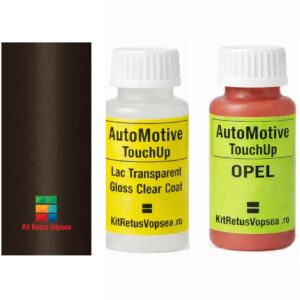 Kit corector vopsea cu pensula Opel Monza OP432 (Onyxbraun), 80924, 002728, 098930, OP432, 432, 63L