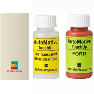 Kit corector vopsea cu pensula Ford Mustang FRD15:N4 (Wimbledon White) ,FRD15:N4, N4, FW2AWHA, FA15:N4, M7341