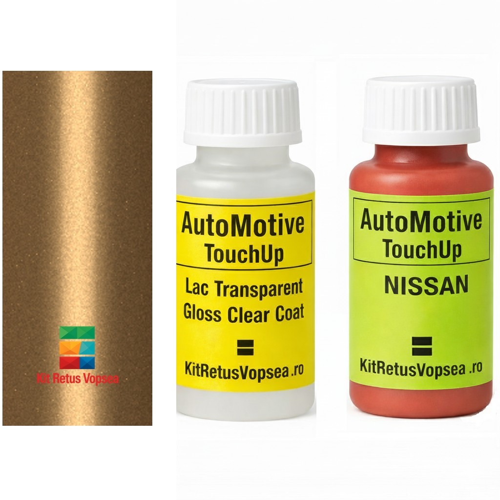 Kit corector vopsea cu pensula Nissan Note NISHAJ (Galaxy Gold), NISHAJ, BHAJ, HAJ