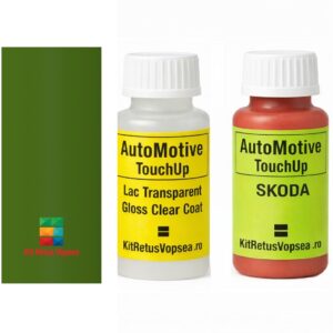 Kit corector vopsea cu pensula Skoda Octavia SKO5111 (Oasisgrün), SKO5111, 5111, 6P6P, F6D, LF6D