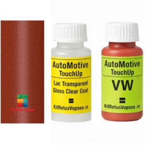 Kit corector vopsea cu pensula Volkswagen Polo VWLA2V (Techorange), 20702, VWLA2V, LA2V, 9965, 9968, 9972