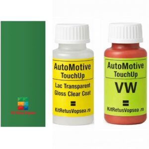 Kit corector vopsea cu pensula Volkswagen Polo VWLA6C (Evergreen), 64908, VWLA6C, LA6C, 2N