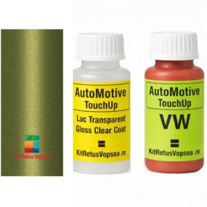 Kit corector vopsea cu pensula Volkswagen Polo VWLA6M (Green Tendence), 64903, VWLA6M, LA6M, 4L, 9050