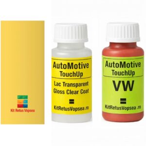 Kit corector vopsea cu pensula Volkswagen Polo VWLD1B (Yellow), 11242, VWLD1B, D1B, LD1B, 9108, 9117, 9133, 9134, J5