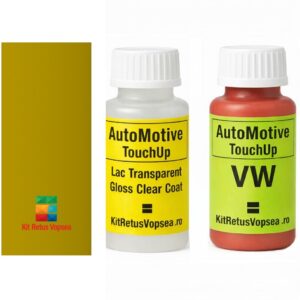 Kit corector vopsea cu pensula Volkswagen Porsche 914 VWL11D (Berbergelb), 18585, 074038, VWL11D, L11D, B5