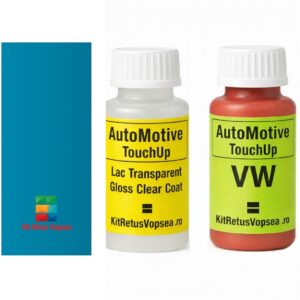 Kit corector vopsea cu pensula Volkswagen Porsche 914 VWL50C (Lagunenblau), 53338, 074042, VWL50C, L50C, J1