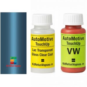 Kit corector vopsea cu pensula Volkswagen Porsche 914 VWL96E (Geminiblau), 52908, 091273, VWL96E, L96E, EVO52908