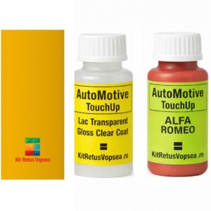 Kit corector vopsea cu pensula Alfa Romeo RZ AR258 (Giallo Ginestra), AR258, 258