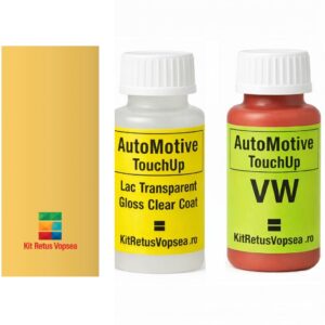 Kit corector vopsea cu pensula Volkswagen Rabbit VWLB1B (Sunflower), VWLB1B, B1B, LB1B, L-B1B, T1T1, T1, 11379, INDVWLB1B