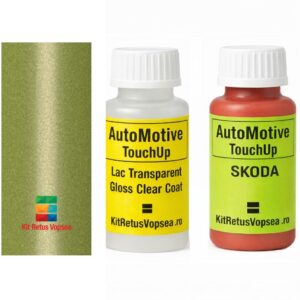 Kit corector vopsea cu pensula Skoda Rapid SKO9692 (Pistachio Gruen), SKO9692, 9692, F6Y, LF6Y, L-F6Y