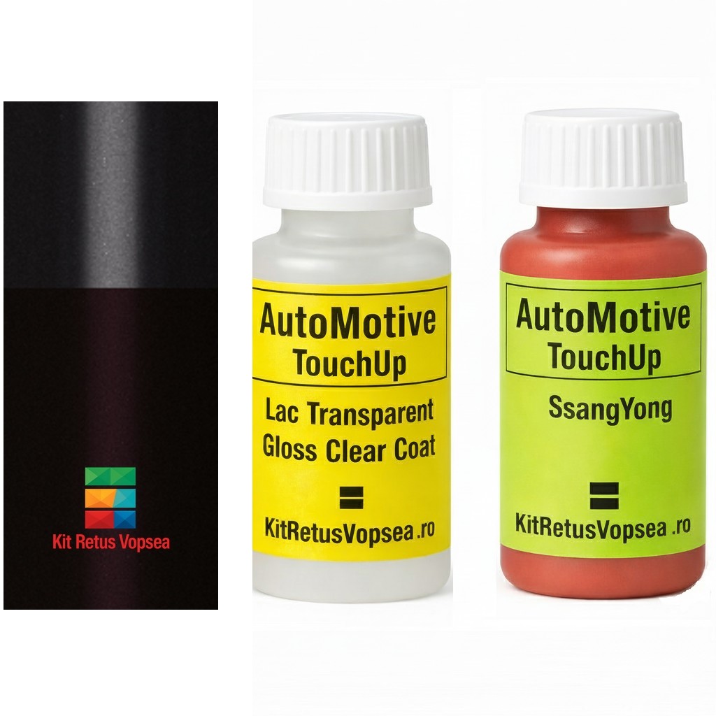 Kit corector vopsea cu pensula SsangYong Rexton SSY0029 (Comb. of WAB/ABK) ,SSY0029, WAB