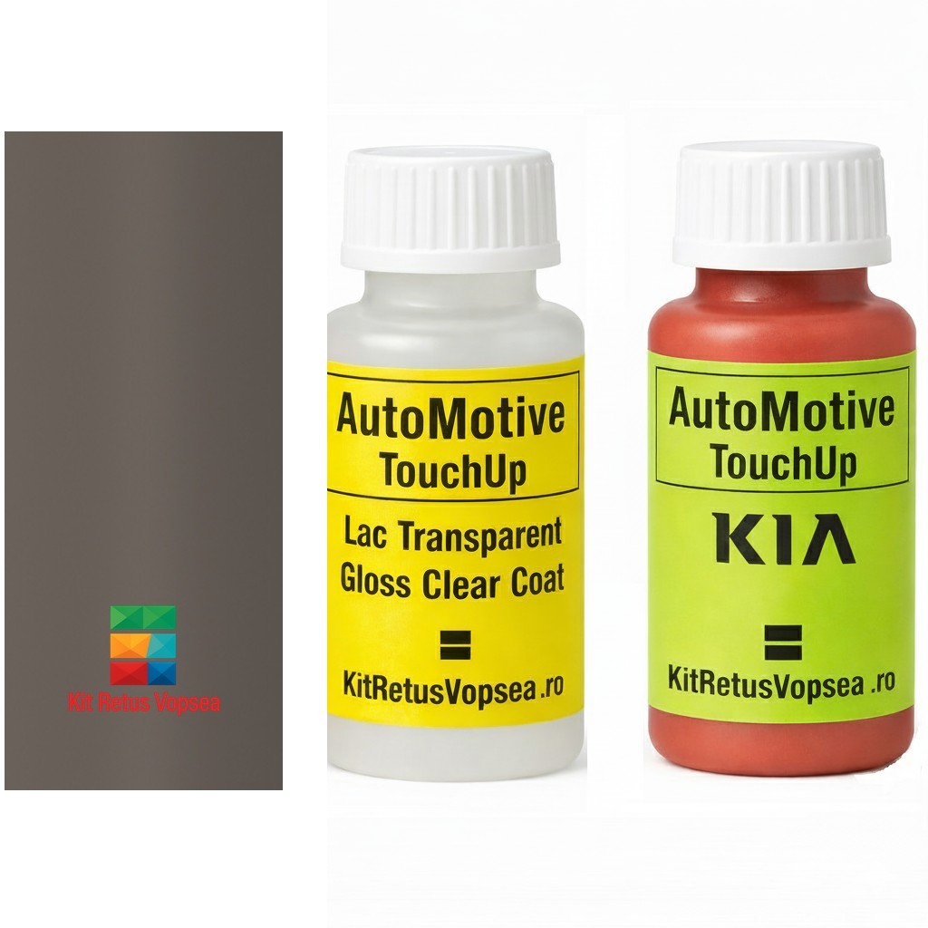 Kit corector vopsea cu pensula Kia Rio KIA8010 (Brown), KIA8010, GD