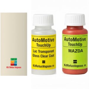 Kit corector vopsea cu pensula Mazda Roadster MAZ4382 (Marble White), MAZ4382, A5M, ZAFAWWA, PPZ1, PZ1