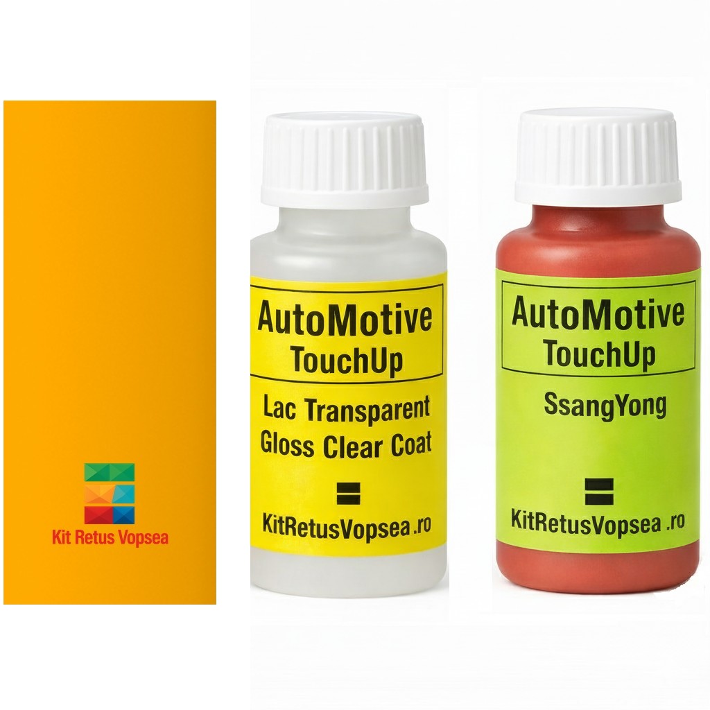 Kit corector vopsea cu pensula SsangYong Rodius SSY1001 (Chick Yellow) ,SSY1001, YAB