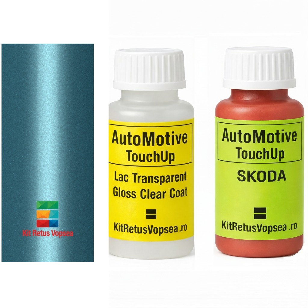 Kit corector vopsea cu pensula Skoda Roomster SKO9444 (Modra Miami), SKO9444, 9444, C4C4, F5T, LF5T, 55743