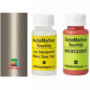 Kit corector vopsea cu pensula Mercedes S-Klasse MB296 (Aragonitsilber), MB296, 296, 9296, MB9-296, 96092, DB296