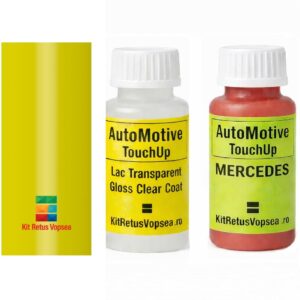 Kit corector vopsea cu pensula Mercedes SLS MB280 (E-cell Gelb), MB280, 1280, 280, MB1280, MB1-280, DB280