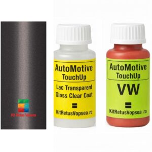 Kit corector vopsea cu pensula Volkswagen Santana VW90026 (Cinza Tunis), VW90026, 7J, 80, VWSA9026, 3118