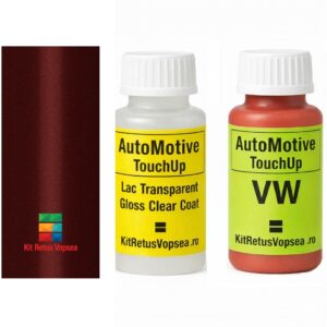 Kit corector vopsea cu pensula Volkswagen Santana VW90028 (Vermelho Real), VW90028, 177, 3W, F177, VWSA9028, 3101