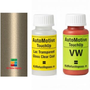 Kit corector vopsea cu pensula Volkswagen Santana VW92006 (Bege Jupiter), VW92006, 130, 7066, 7K7K, EB, I1V, L7066, LI1V, VWSA9206