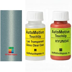 Kit corector vopsea cu pensula Hyundai Santro HY9552 (Aqua Tint), HY9552, 7Z, INDHY9552, 550949