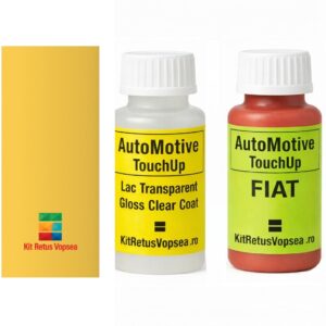 Kit corector vopsea cu pensula Fiat Seicento FI512:00 (Giallo Sole), FI512:00, 512, 84101