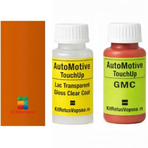 Kit corector vopsea cu pensula GMC Sierra GMC02:88 (Tangier Orange), GMC02:88, GMA02:88, 88, WA9417