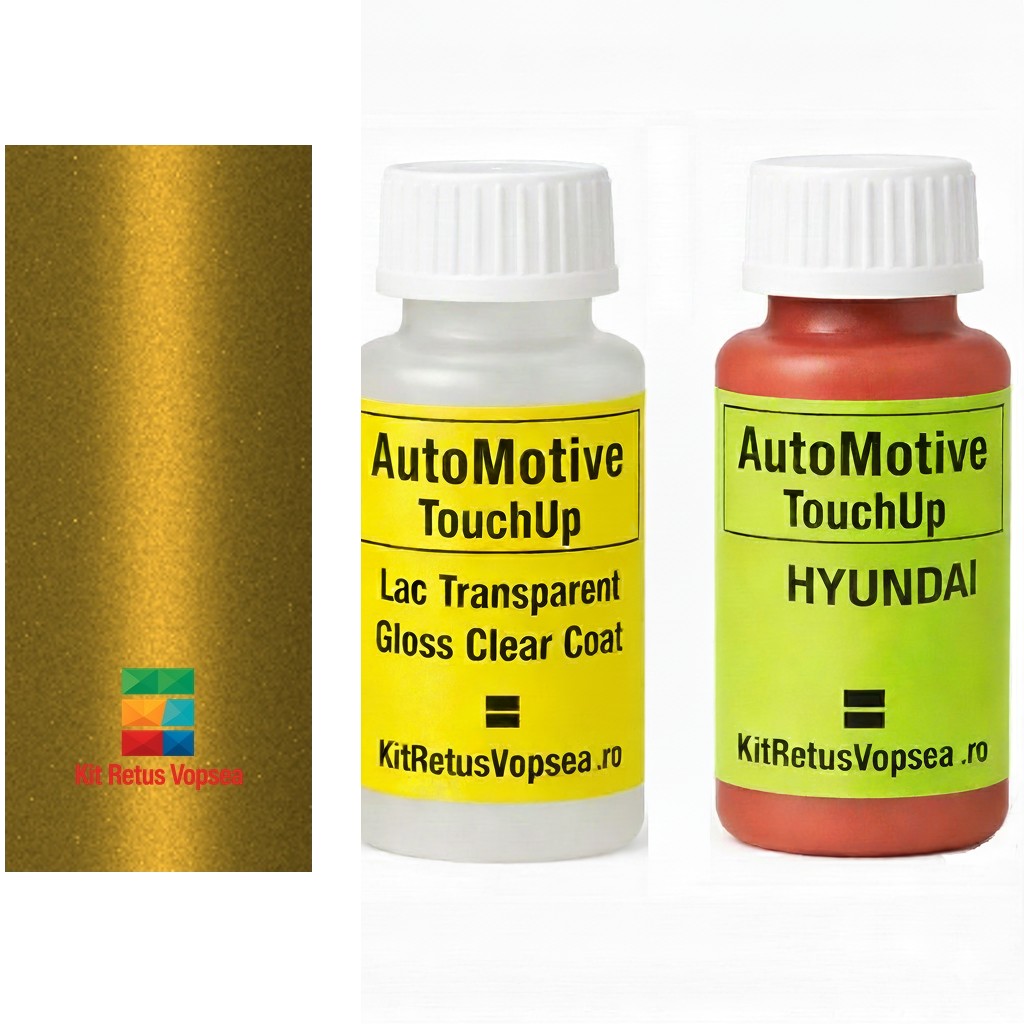 Kit corector vopsea cu pensula Hyundai Sonata HYW2B (Glowing Yellow), HYW2B, W2B