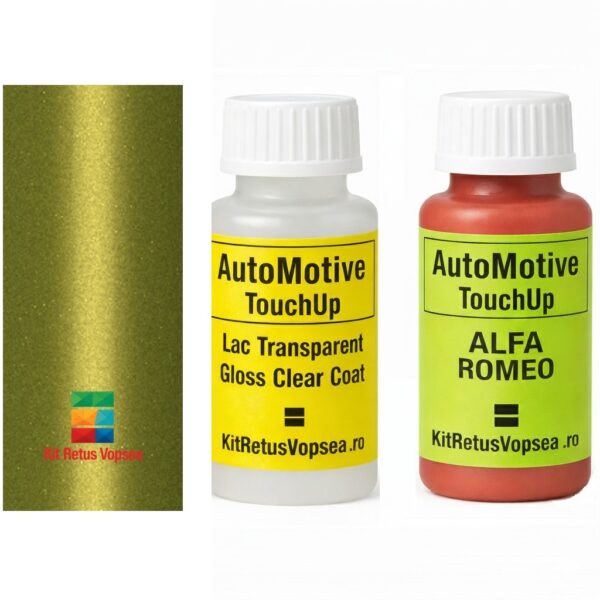 Kit corector vopsea cu pensula Alfa Romeo Spider AR302 (Verde Acido), AR302, 302, 49056