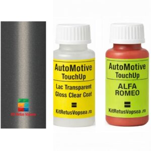 Kit corector vopsea cu pensula Alfa Romeo Spider AR677:04 (Grigio Medio), AR677:04, 677, 677/A
