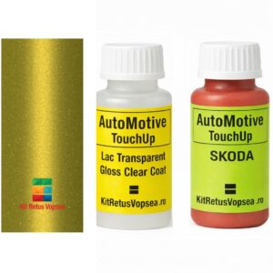 Kit corector vopsea cu pensula Skoda Superb SKO9195 (Dragon Skin), SKO9195, 9195, F1Y, LF1Y, L-F1Y