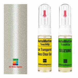 Kit retus vopsea touch-up Suzuki Swace SUZ070 (White Crystal Shine), SUZ070, 070