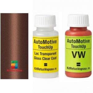 Kit corector vopsea cu pensula Volkswagen T-Cross VWLE2K (Namibia Bronze), VWLE2K, E2K, LE2K, L-E2K, 9N, 9N9N