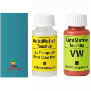 Kit corector vopsea cu pensula Volkswagen T-Roc Cabrio VWLC5A (Teal Blue), 55873, VWLC5A, C5A, LC5A, L-C5A, B2, B2B2