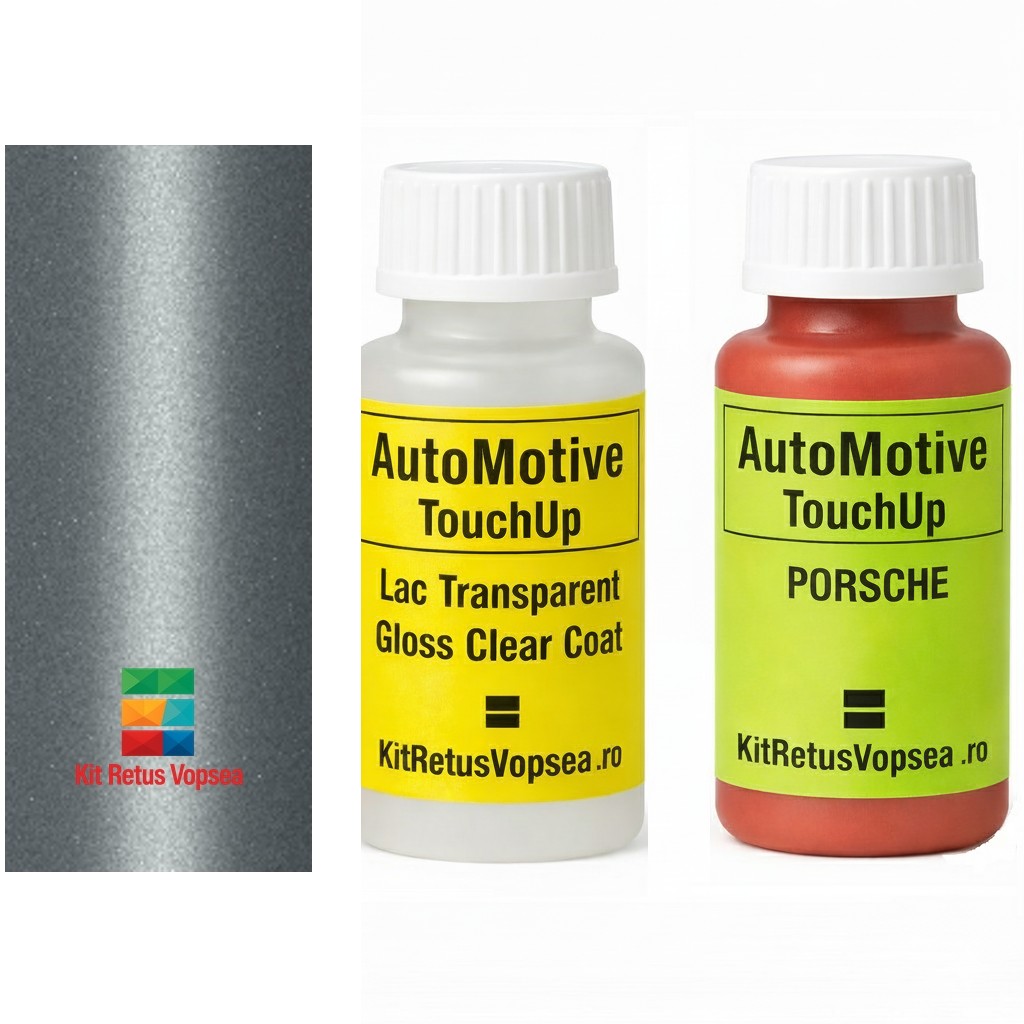 Kit corector vopsea cu pensula Porsche Taycan PORM7P (Dolomite Silver) ,PORM7P, M7P, 96123, F0F0, F0