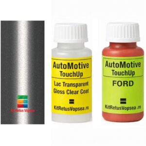 Kit corector vopsea cu pensula Ford Thunderbird FRD9138M (Sterling Silver) ,FRD9138M, 2QQC, 2QQCWHA, FA9138M