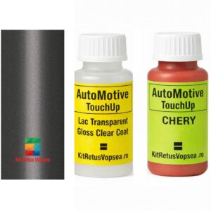Kit corector vopsea cu pensula Chery Tiggo 5X SCR9718 (Cinza Metalico), SCR9718, GRA