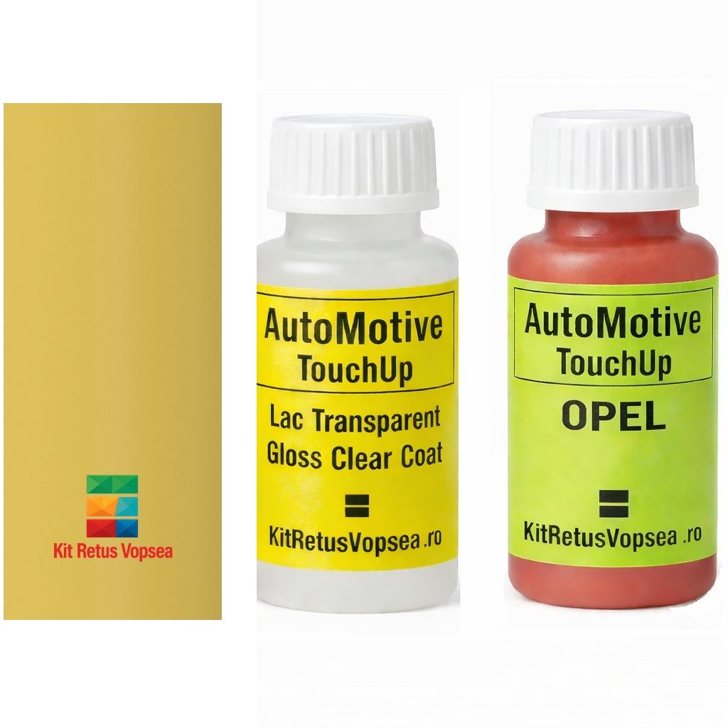 Kit corector vopsea cu pensula Opel Tigra OP485 (Ananasgelb), 11210, 771295, 777654, OP485, 485, 52U, 57, YG, 57L