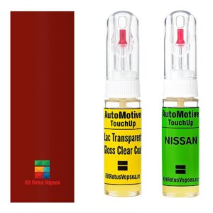 Kit retus vopsea touch-up Nissan Tone NISA02-T2 (Red), NISA02-T2, A02-T2