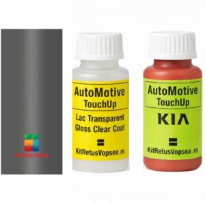 Kit corector vopsea cu pensula Kia Towner KIA7007 (Medium Gray), KIA7007, ROKKIA7007