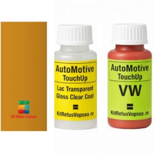 Kit corector vopsea cu pensula Volkswagen Transporter VWLL1G (Cayennegelb '91), 19873, VWLL1G, L1G, LL1G, 9100, B8