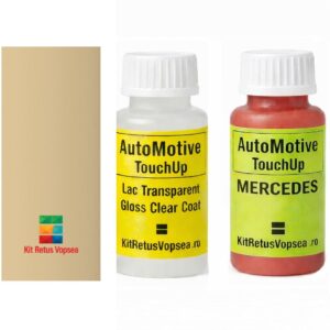 Kit corector vopsea cu pensula Mercedes Vario MB1656 (Elfenbein), 19854, 089349, 777382, MB1656, 1656, DB1656