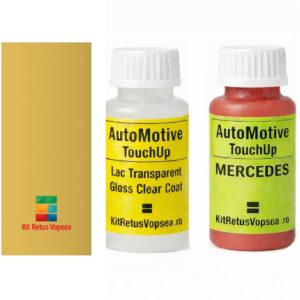 Kit corector vopsea cu pensula Mercedes Vario MB1680 (Heliosgelb), 18865, 077397, 777384, MB1680, 1680, 680, DB1680
