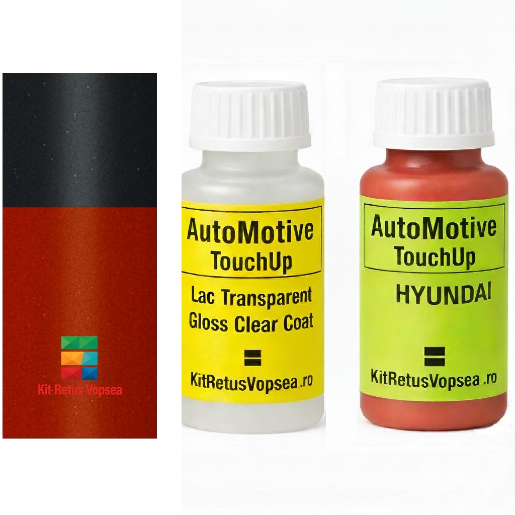 Kit corector vopsea cu pensula Hyundai Veloster HYTT2 (Comb. of TA9/YG7), HYTT2, TT2
