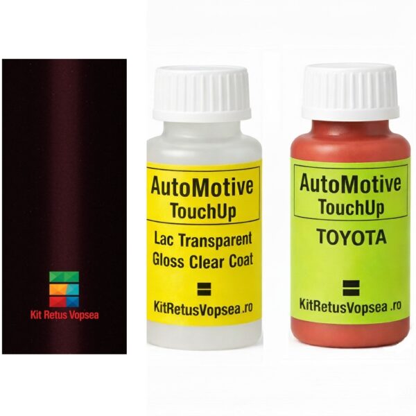 Kit corector vopsea cu pensula Toyota Vigo TOY3Q2 (Dark Red), TOY3Q2, 3Q2