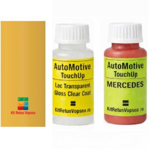 Kit corector vopsea cu pensula Mercedes Vito MB1243 (Calcitgelb), 11212, MB1243, 1243, 243, DBSA1012, 0645, DB1243